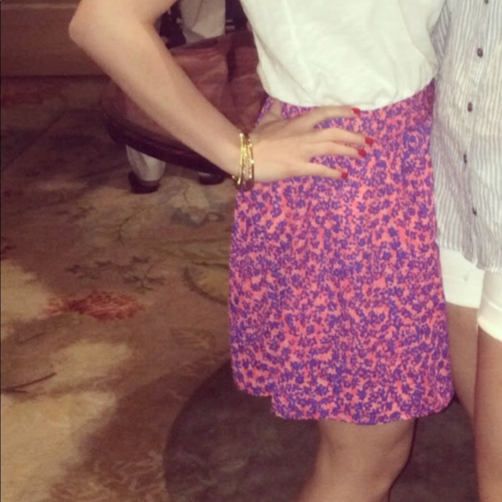 Pink spring skirt